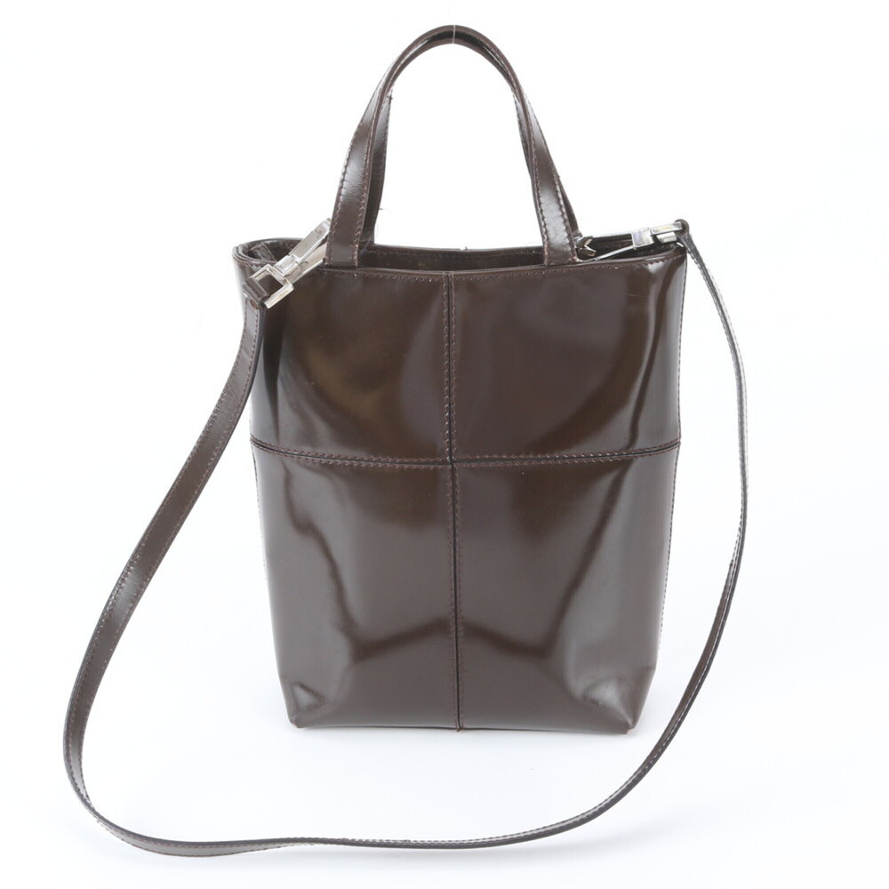 Gucci 000 2113 0503 Leather 2-Way Shoulder Bag, Handbag, Tote Brown, Women's